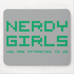 Nerdy Girls 2 Mouse Mat
