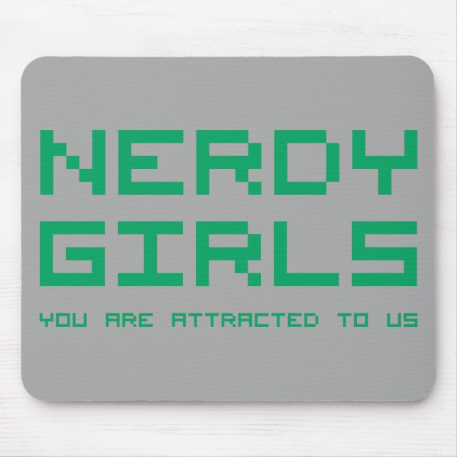 Nerdy Girls 2 Mouse Mat (Front)