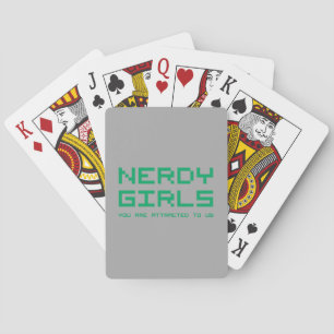 Nerdy Girls 2 Playing Cards