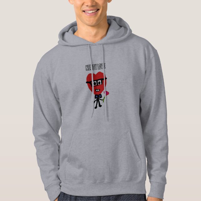 nerdy love hoodie (Front)