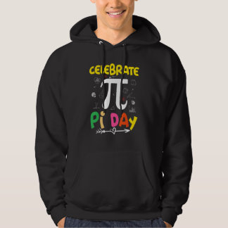 Nerdy Retro Pi Day Geometry Math Teacher Student G Hoodie