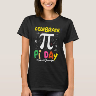 Nerdy Retro Pi Day Geometry Math Teacher Student G T-Shirt