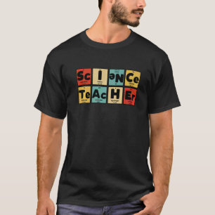 Nerdy Science Teacher Periodic Table Elements T-Shirt