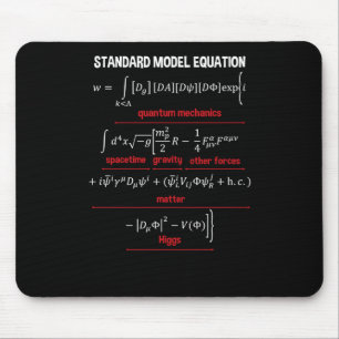 Nerdy Standard Model Equation – Gift For Physics2 Mouse Mat