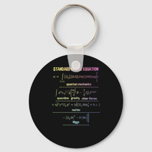 Nerdy Standard Model Equation – Gift For Physics Key Ring