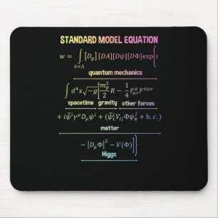 Nerdy Standard Model Equation – Gift For Physics  Mouse Mat