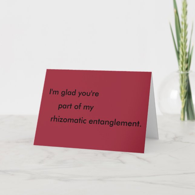 Nerdy Valentine's Day card (Front)