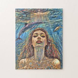 “Nerena” Beneath Still Waters Jigsaw Puzzle