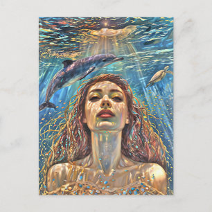 “Nerena” Beneath Still Waters Postcard