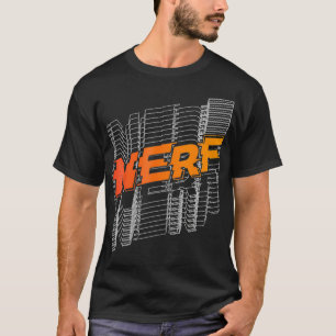 Nerf Stacked Line Logo  T-Shirt