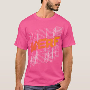 Nerf Stacked Silhouette Nerf Action Logo T-Shirt