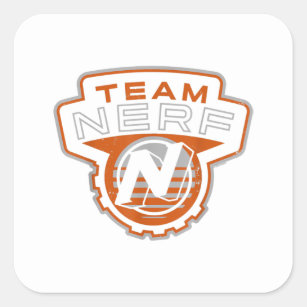 Nerf Team Nerf Logo Square Sticker