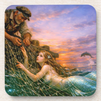 Nerithea and the Moral Catch - Fisherman’s Dilemma Coaster