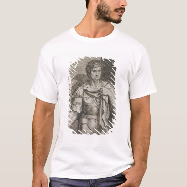 Nero Claudius Caesar Emperor of Rome 54-68 AD engr T-Shirt (Front)