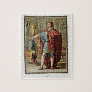 Nero, costume for 'Britannicus' by Jean Racine, fr Jigsaw Puzzle