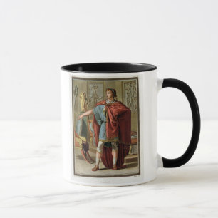 Nero, costume for 'Britannicus' by Jean Racine, fr Mug