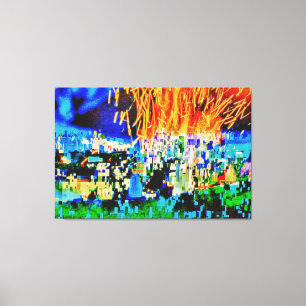 Nero Fiddled...by Maxwell Kerr Canvas Print