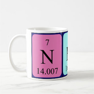 Nero periodic table name mug