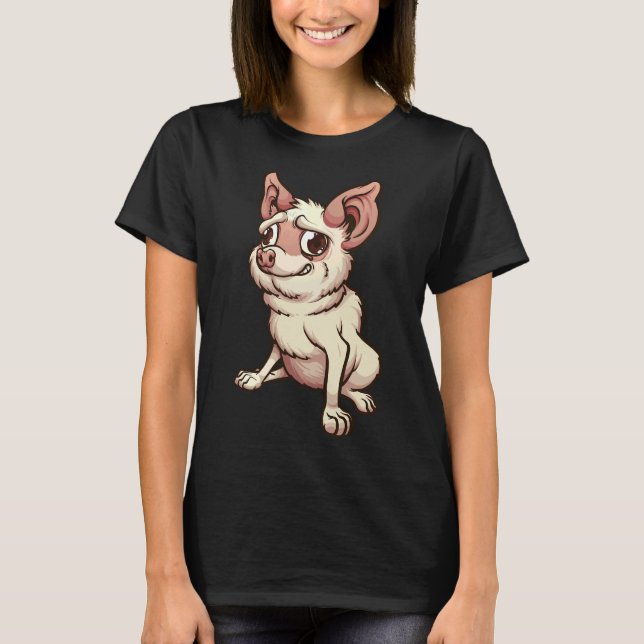 Nervous Chihuahua T-Shirt (Front)