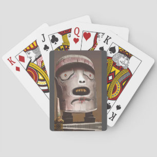 Nervous Idol Ken Gauge Tiki Art Playing Cards