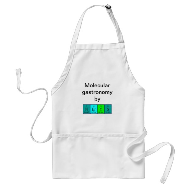 Nerys periodic table name apron (Front)
