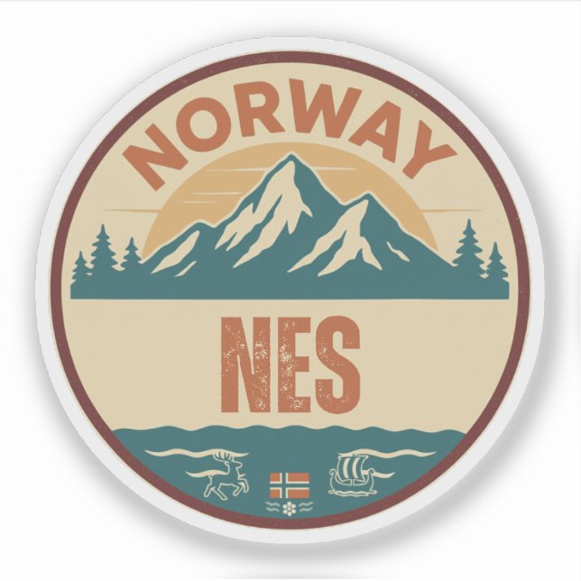 Nes, Norge Norway (Front)