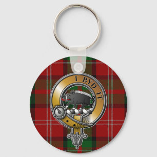 Nesbitt Tartan & Badge Key Ring