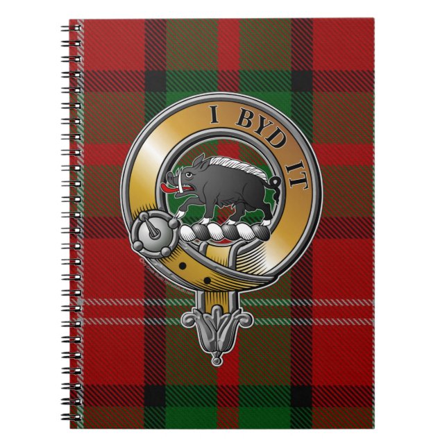 Nesbitt Tartan & Badge Notebook (Front)