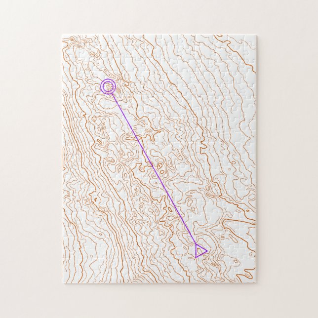 Nescopeck Orienteering Map Jigsaw Puzzle (Vertical)