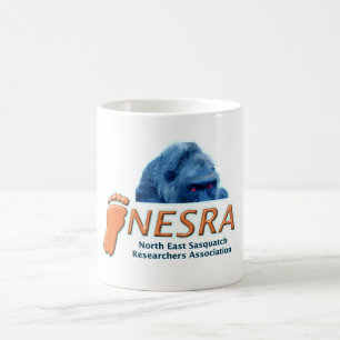NESRA Classic White Ceramic Mug - Logo & Creature