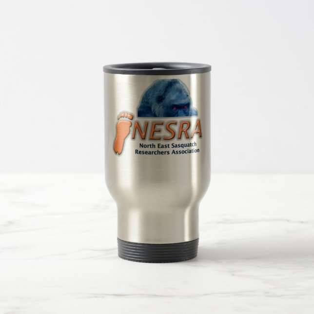 NESRA Stainless Steel Travel Mug - Logo / Creature (Center)