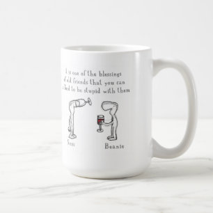 Ness and Beanie Coffee Mug