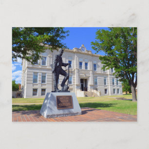 Ness County, Kansas, Courthouse Postcard