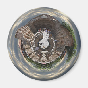 Nessebar Ruin Planet Magnet