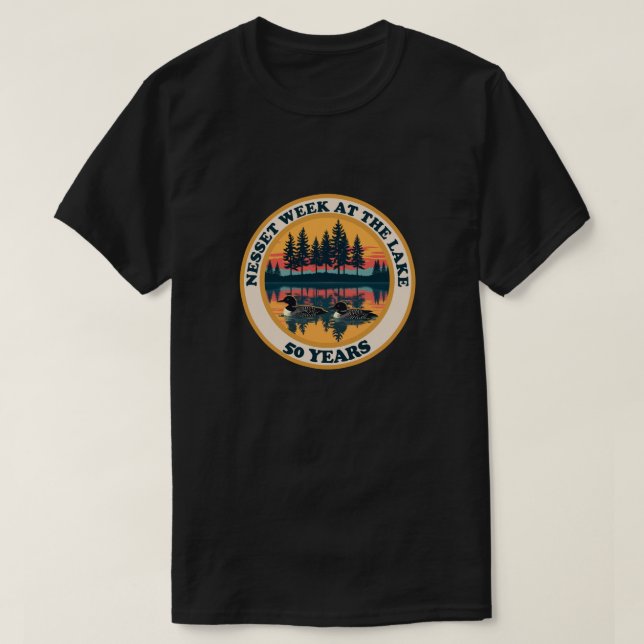 Nesset loons dark T-Shirt (Design Front)