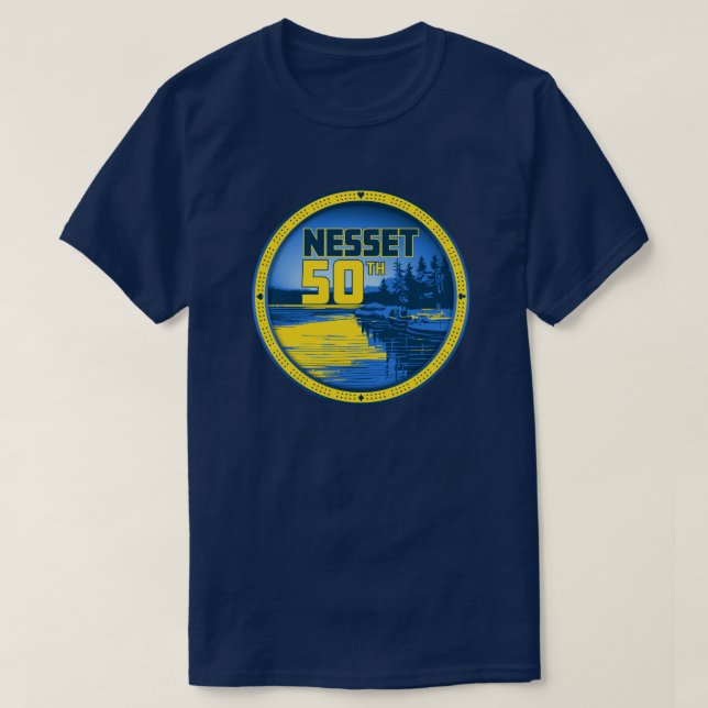 Nesset Reflection Front Centre T-Shirt (Design Front)