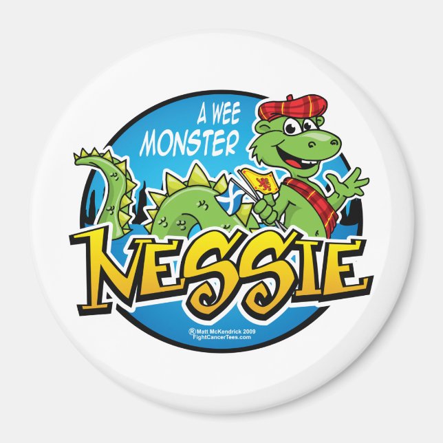 Nessie: A Wee Monster Magnet (Front)