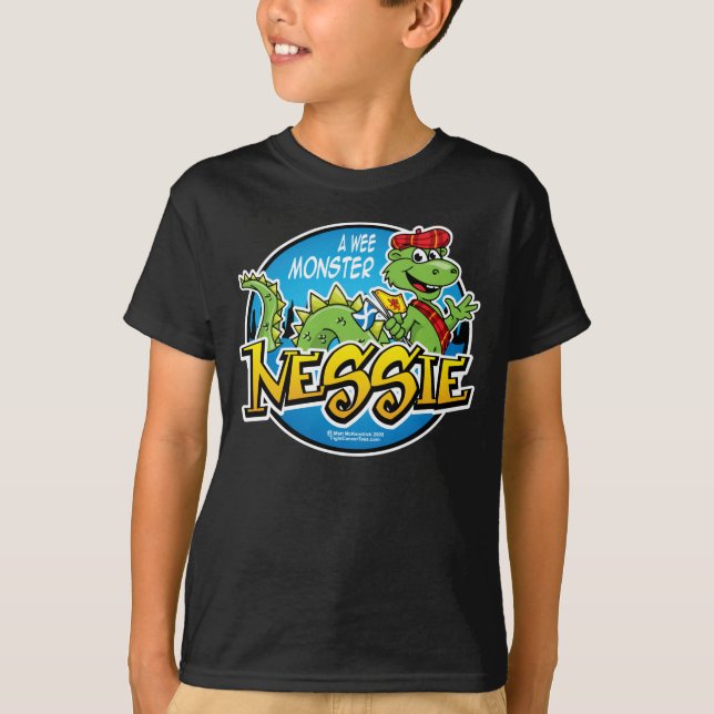 Nessie: A Wee Monster T-Shirt (Front)
