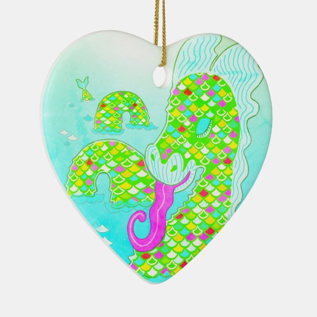 Nessie Ceramic Tree Decoration (Right)