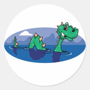 Nessie Classic Round Sticker