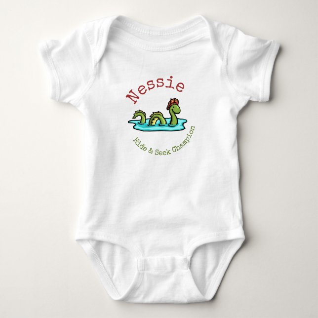Nessie, the Loch Ness Monster Bodysuit (Front)