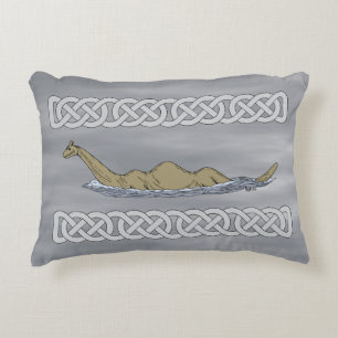 Nessie the Loch Ness Monster Decorative Cushion