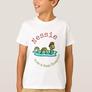 Nessie, the Loch Ness Monster, Hide & Seek Champ T-Shirt