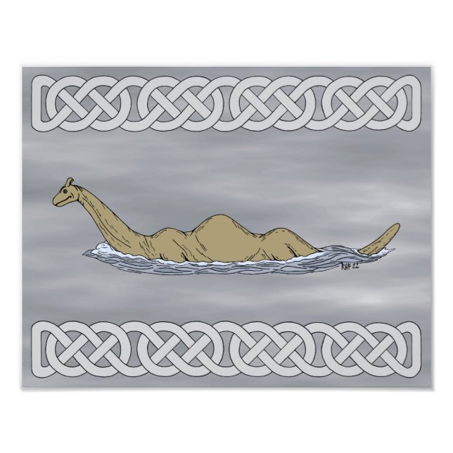 Nessie the Loch Ness Monster Photo Print (Front)