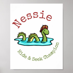 Nessie, the Loch Ness Monster Poster