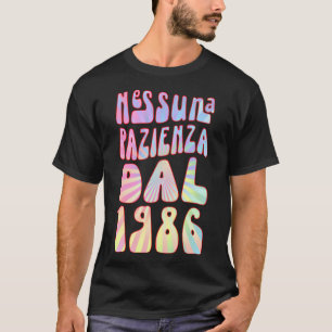 Nessuna Pazienza Dal 1986 37 Ani Compleanno Retrò T-Shirt