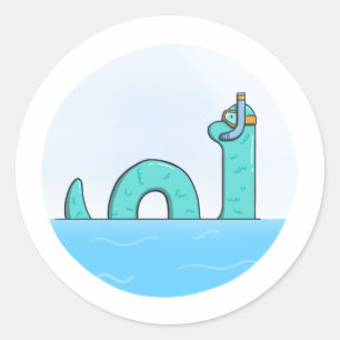 Nessy Classic Round Sticker