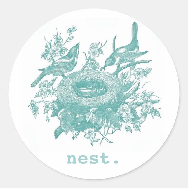 Nest Classic Round Sticker (Front)