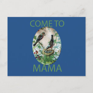 Nest of Joy: Family's Nourishing Young Spirit Love Postcard