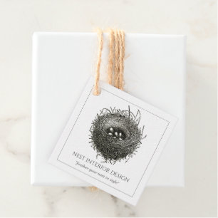 Nest Of Twigs Interior Design Hang Tags